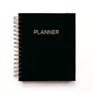 Agenda Productiva Color Negro