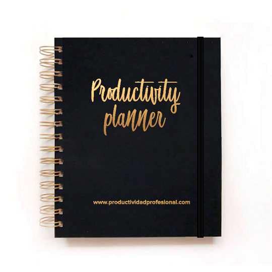 Agenda color negro